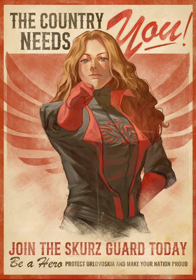 Redback Propaganda Poster - Art By 23Plut0