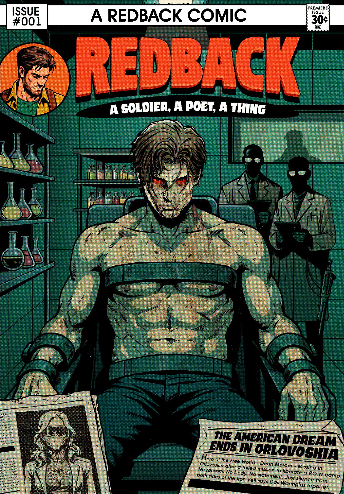 REDBACK ISSUE #001 - A Soldier, A Poet, A Thing