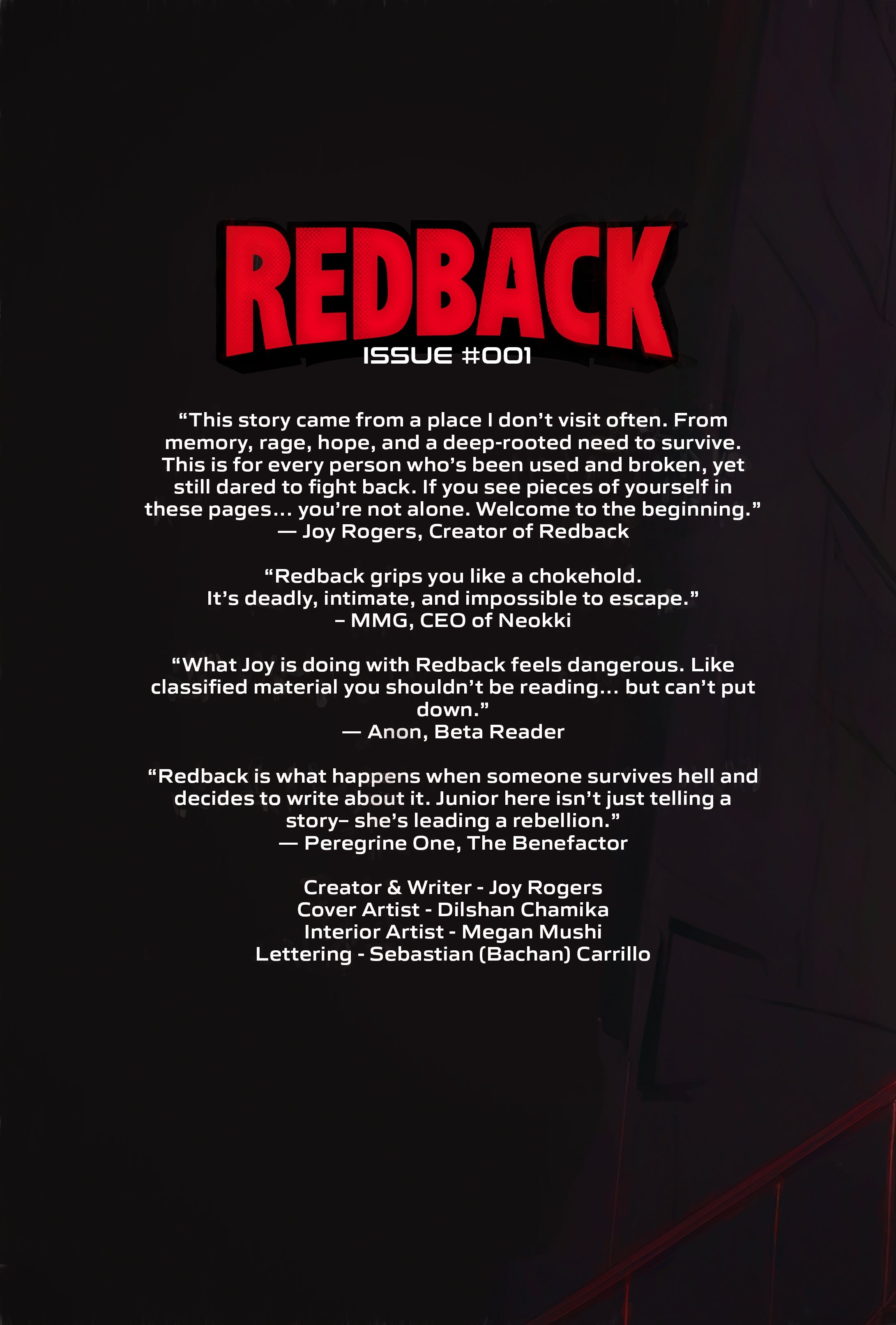 A Soldier, A Poet, A Thing - REDBACK DIGITAL ISSUE #001