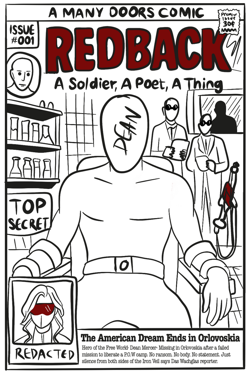 The Original Concept For Comic #001's Cover - Joy Rogers