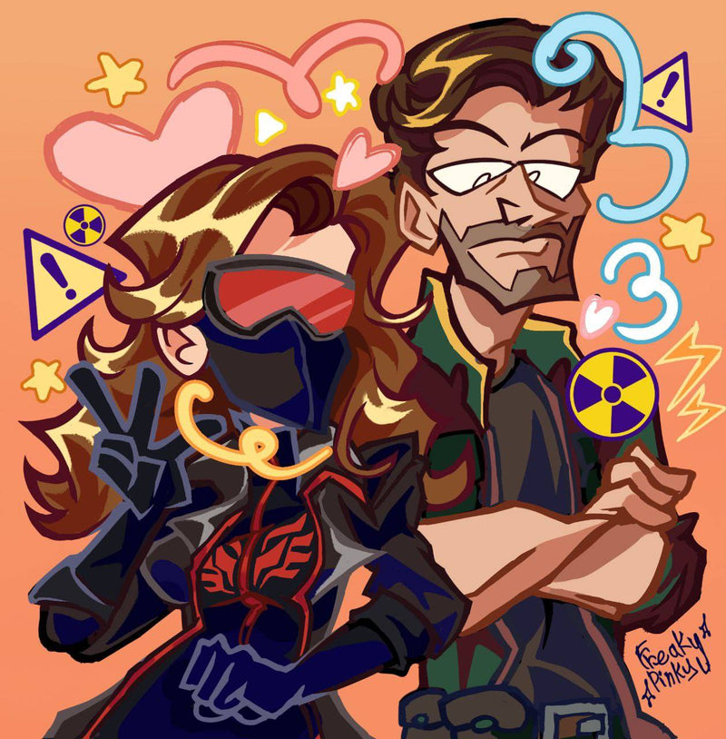 Redback & Dean - Art by Freaky Pinky