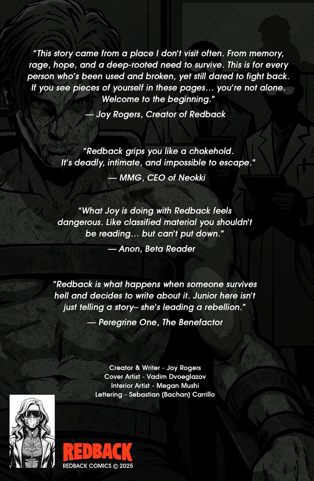 [PRE-ORDER] A Soldier, A Poet, A Thing - REDBACK ISSUE #001